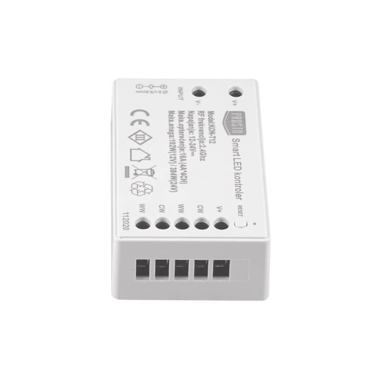 SMART WiFi LED kontroler za CCT, 12V, 192W, Tuya app, Smart Life KON-T12