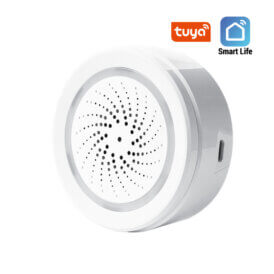 SMART WiFi sirena 3u1, senzor temperature i vlažnosti, Tuya app, Smart Life WFS-SR02